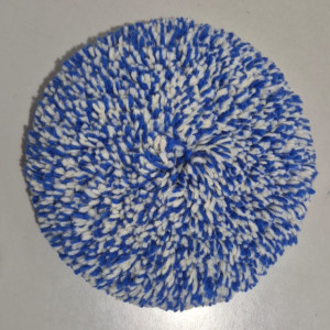 BOINA DUPLA FACE SUPER WOOL (AZUL/BRANCA)